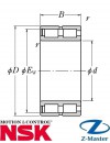 NNCF5026VC3 двухрядный цилиндрический роликовый подшипник NSK